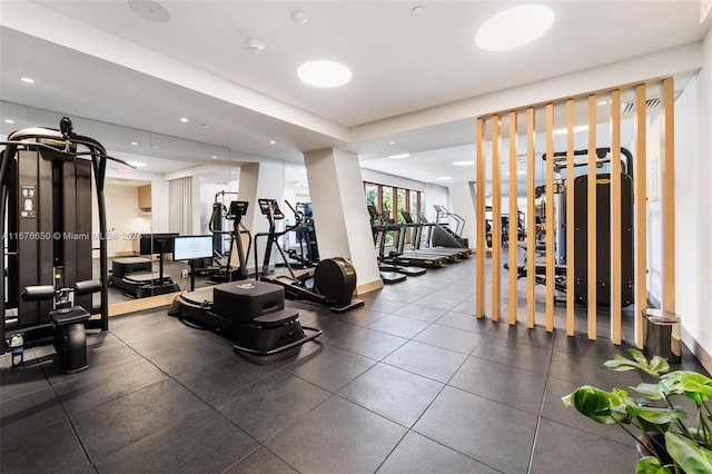 view of exercise room