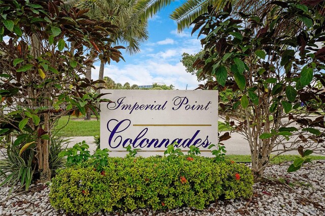 6600 NE 22nd Way Unit 2303, Fort Lauderdale, FL 33308 - view of community sign