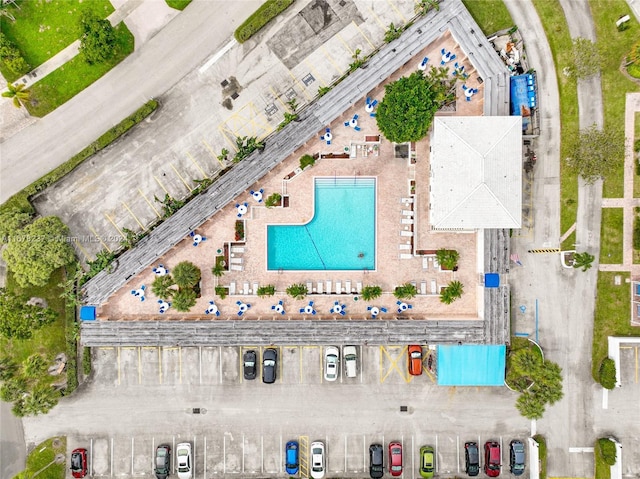 6600 NE 22nd Way Unit 2303, Fort Lauderdale, FL 33308 - drone / aerial view of a pool