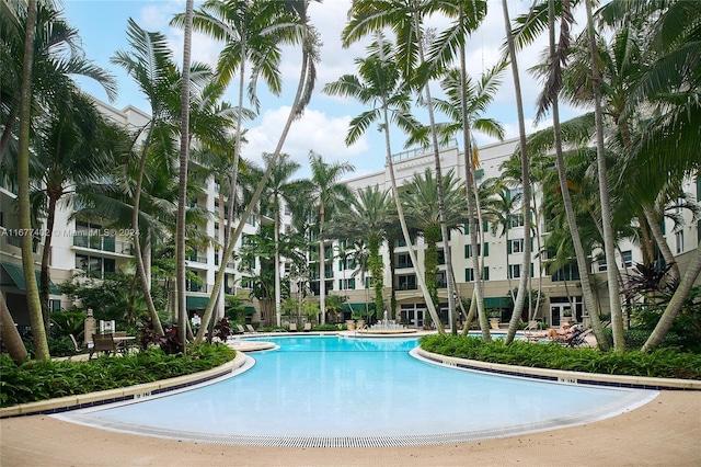 view of swimming pool