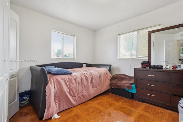 view of tiled bedroom