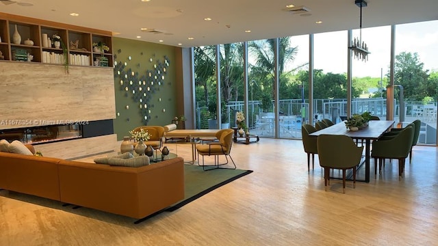 view of community lobby