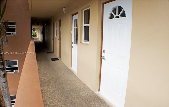 view of hallway