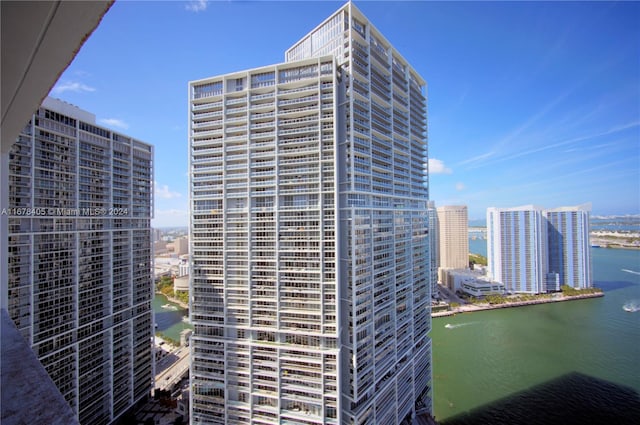 view of property featuring a water view