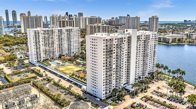 2801 NE 183rd St Unit 1603W, Aventura, FL 33160 - bird's eye view with a city view and a water view