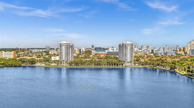 2801 NE 183rd St Unit 1603W, Aventura, FL 33160 - water view featuring a view of city