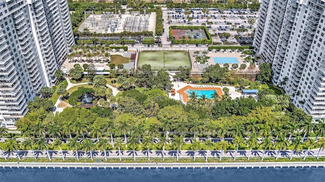 2801 NE 183rd St Unit 1603W, Aventura, FL 33160 - aerial view featuring a water view