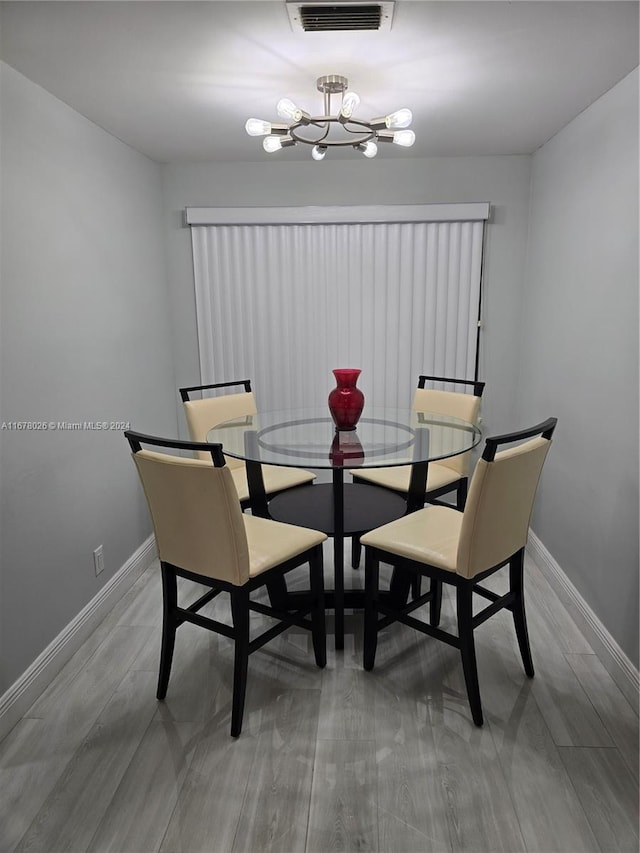 dining room featuring hardwood / wood-style floors