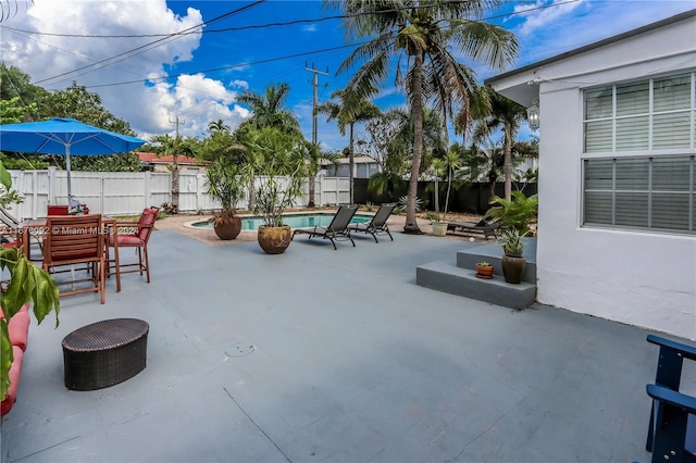 view of patio