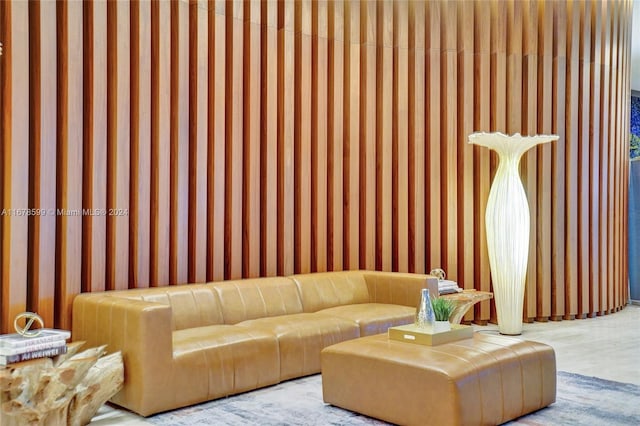 living room featuring hardwood / wood-style floors