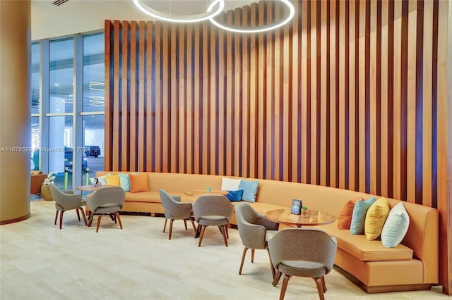 4111 S Ocean Dr Unit 1201, Hollywood, FL 33019 - building lobby with wallpapered walls