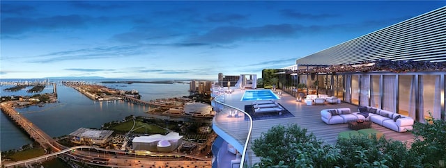 1444 Biscayne Blvd Unit 5104, Miami, FL 33132 - drone / aerial view of a nearby body of water