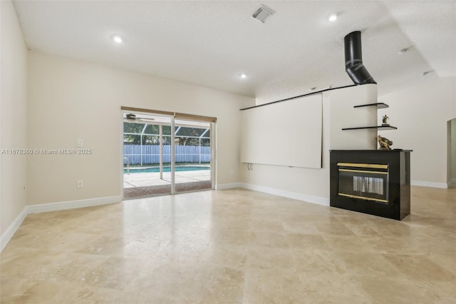 view of unfurnished living room