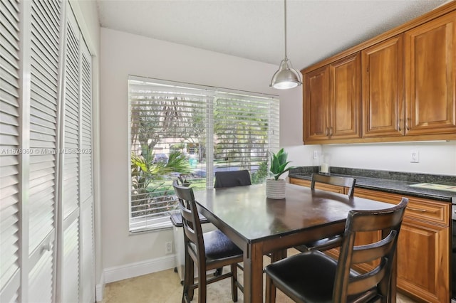 view of dining room