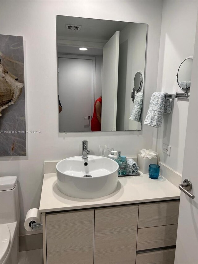 2602 E Hallandale Beach Blvd Unit R2105, Hallandale Beach, FL 33009 - bathroom with toilet and vanity