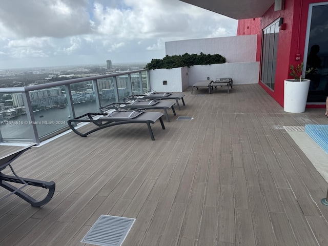 view of deck