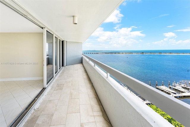 1627 Brickell Ave Unit 1906, Miami, FL 33129 - balcony featuring a water view