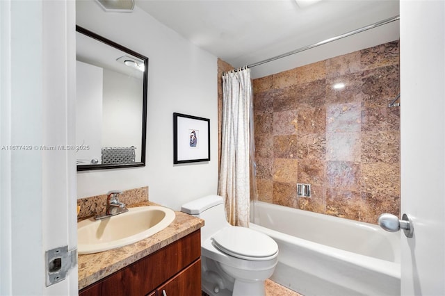 1627 Brickell Ave Unit 1906, Miami, FL 33129 - full bathroom with vanity and shower / bath combo with shower curtain