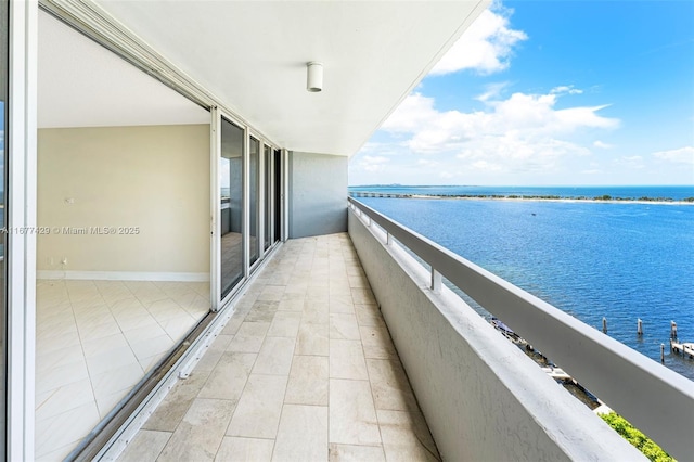 1627 Brickell Ave Unit 1906, Miami, FL 33129 - balcony featuring a water view
