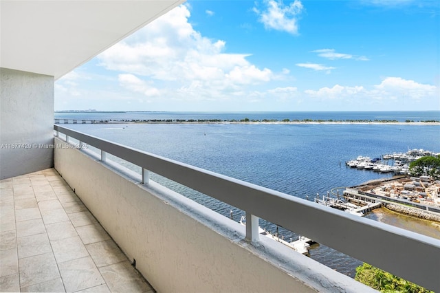 1627 Brickell Ave Unit 1906, Miami, FL 33129 - balcony with a water view