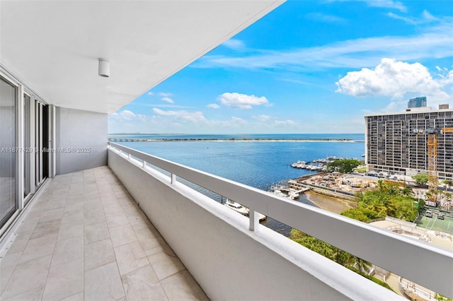 1627 Brickell Ave Unit 1906, Miami, FL 33129 - balcony with a water view