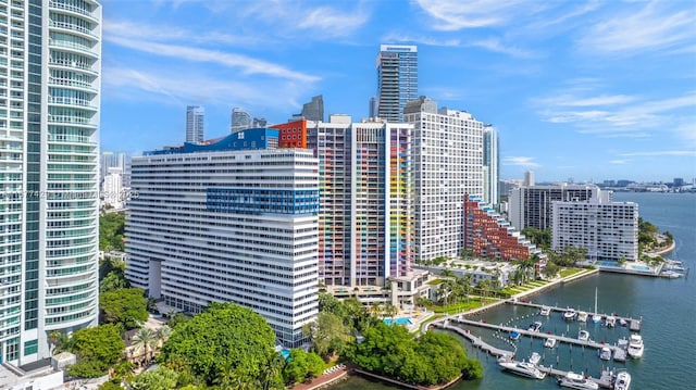 1627 Brickell Ave Unit 1906, Miami, FL 33129 - view of city skyline with a nearby body of water