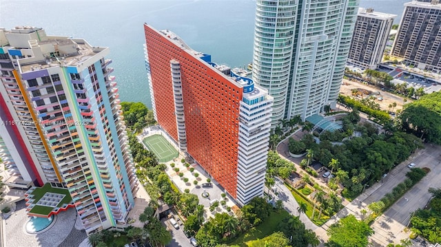 1627 Brickell Ave Unit 1906, Miami, FL 33129 - view of building exterior featuring a water view and a city view
