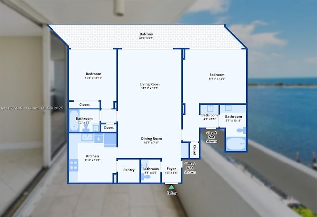 1627 Brickell Ave Unit 1906, Miami, FL 33129 - view of room layout