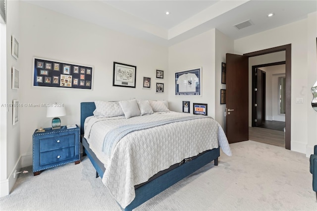 bedroom featuring carpet flooring