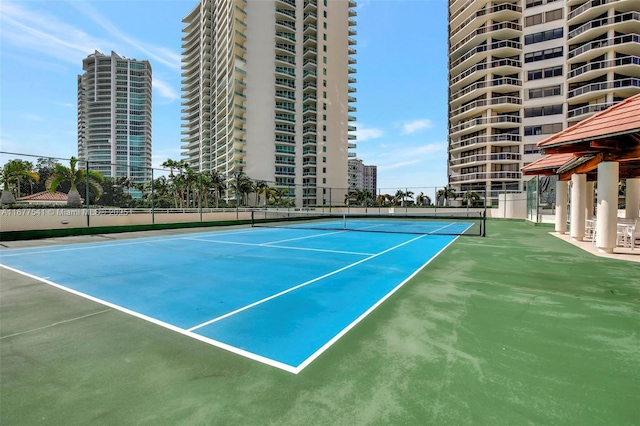 view of sport court