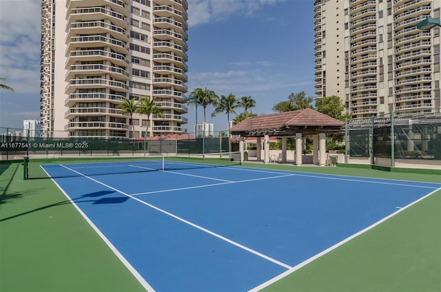 20185 E Country Club Dr Unit 2209, Aventura, FL 33180 - view of tennis court with fence