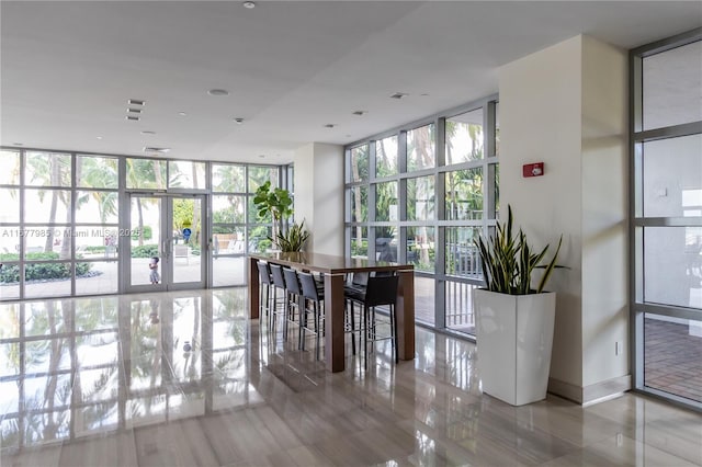 view of community lobby