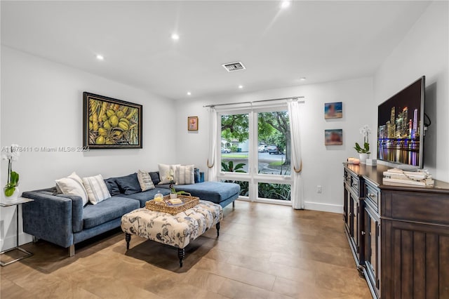 view of living room