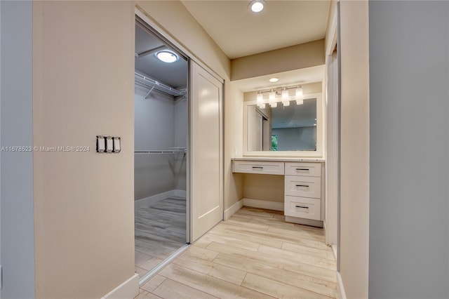 115 Ocean Dunes Cir, Jupiter, FL 33477 - bathroom featuring wood finished floors, baseboards, and recessed lighting