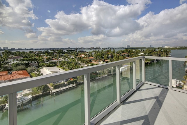 9940 W Bay Harbor Dr Unit 7G-N, Bay Harbor Islands, FL 33154 - balcony with a view of city and a water view