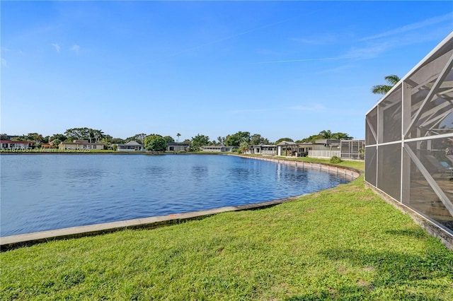 view of water feature