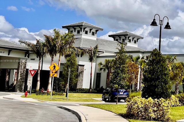 7612 Knight St, Parkland, FL 33067 - exterior space featuring traffic signs, street lighting, and sidewalks