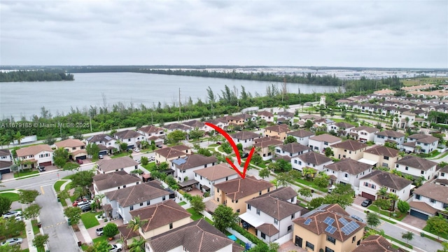 3544 W 94th St, Hialeah, FL 33018 - aerial view of residential area with a large body of water
