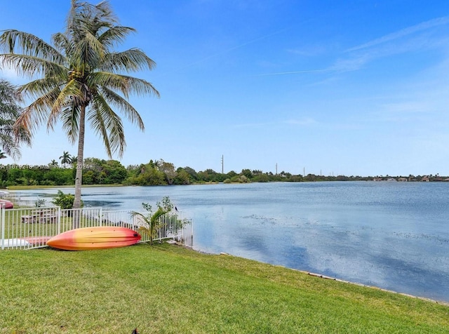 property view of water