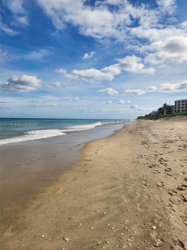 water view featuring a view of the beach