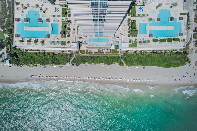 1830 S Ocean Dr Unit 3307, Hallandale Beach, FL 33009 - aerial view of expansive beach and a pool area