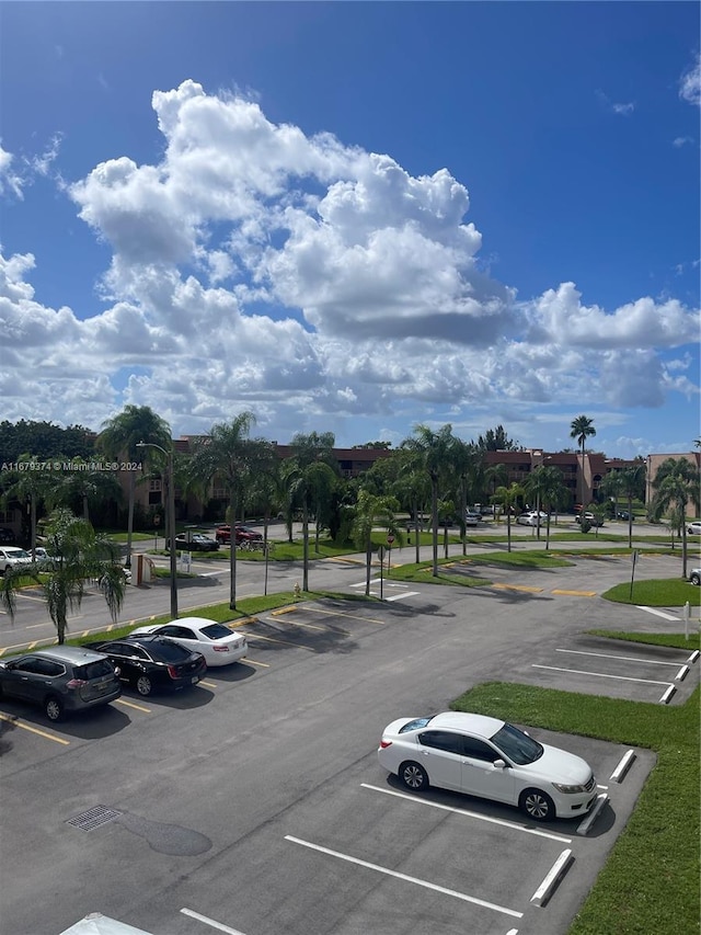 view of parking / parking lot