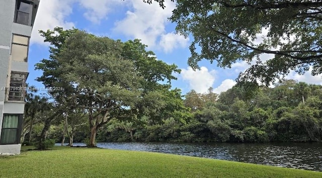 view of water feature