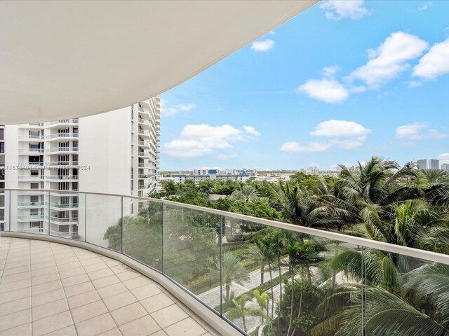 2800 Island Blvd Unit 702, Aventura, FL 33160 - balcony featuring a city view