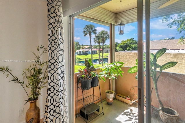 sunroom with a wealth of natural light