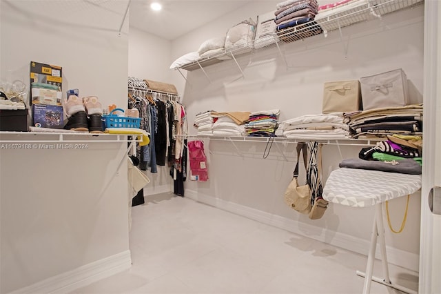 view of spacious closet