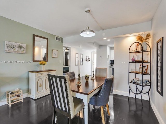 view of dining area