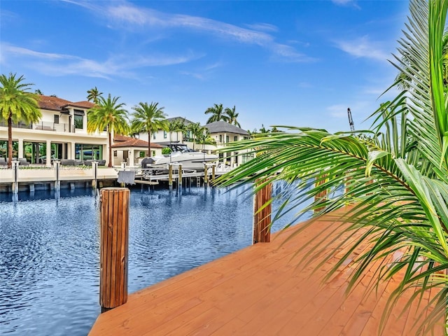 449 Isle Of Palms Dr, Fort Lauderdale, FL 33301 - dock area featuring a water view