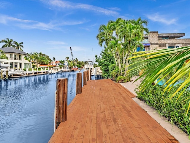 449 Isle Of Palms Dr, Fort Lauderdale, FL 33301 - dock area with a water view