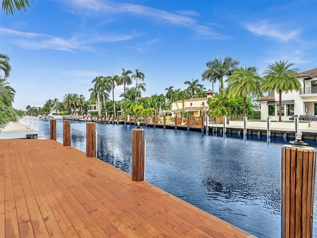 449 Isle Of Palms Dr, Fort Lauderdale, FL 33301 - view of dock with a water view